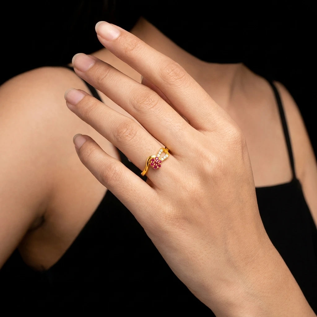 GOLDEN STONE RING PSR192-WR-021