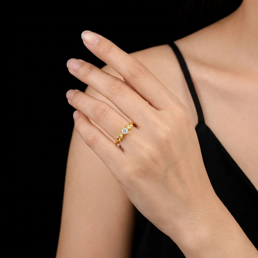 GOLDEN STONE RING PSR24W-041