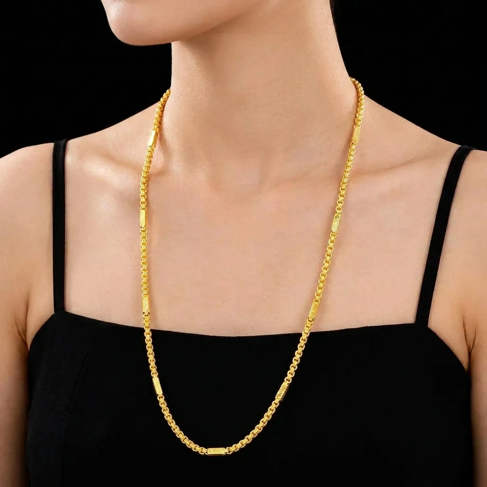 Gold Layered Chain – 50X Thicker, Anti-Tarnish — Gold Plated Jewellery | Parakkat Jewels