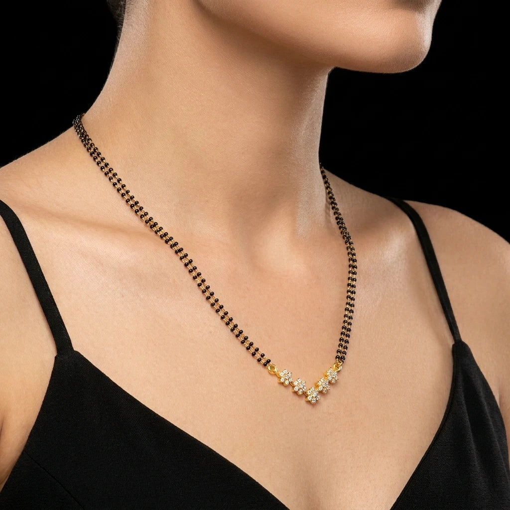 Karimani (Mangalsutra) Chain With Locket PLKM2W-6-054