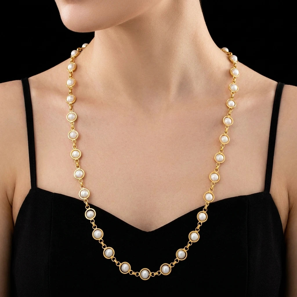 Handcrafted Pearl Chain PSC1-046