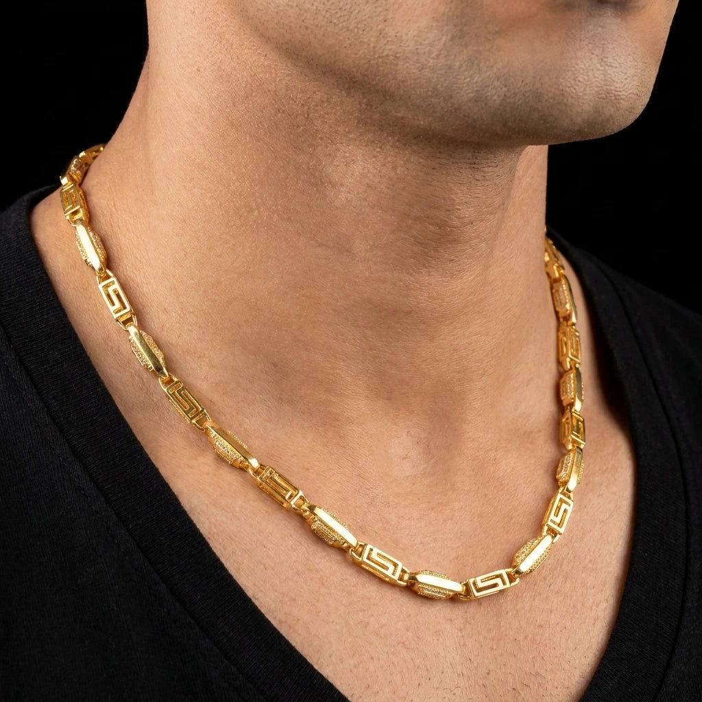 GENTS FRILL STONE CHAIN PSGCX6W-0031