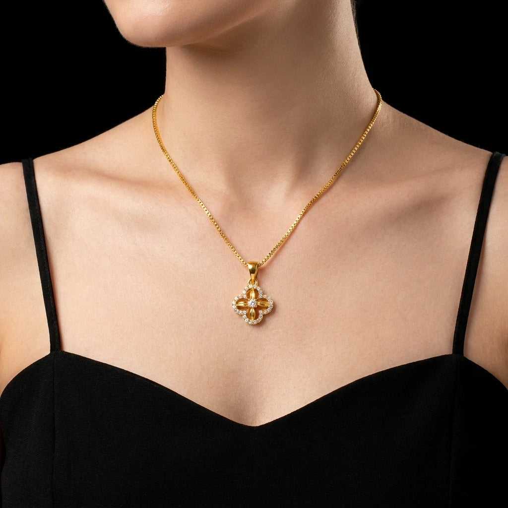 GOLD PENDANT PSLT251W-09