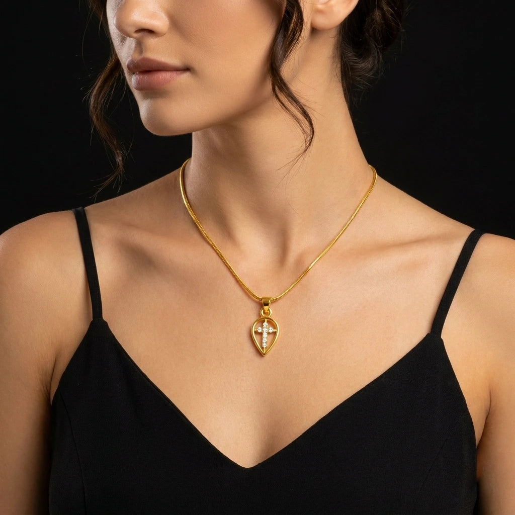 Gold Thali Pendant PSTLT9W-09
