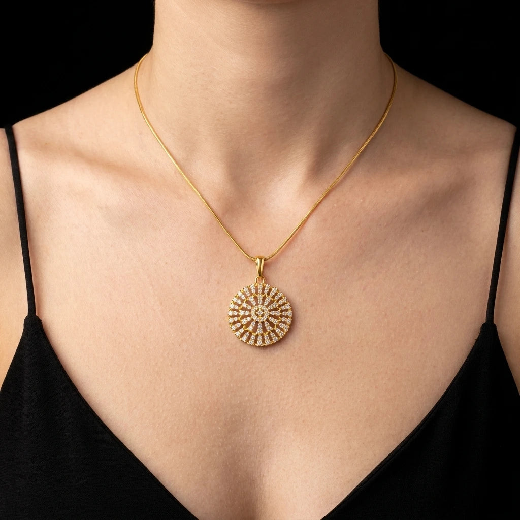 golden pendant PMSLT1W-022