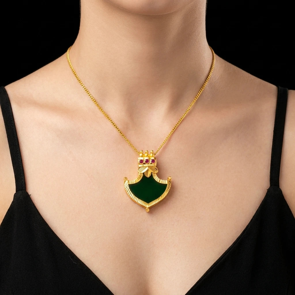 Palakka Stone Locket PSPKLT17-082