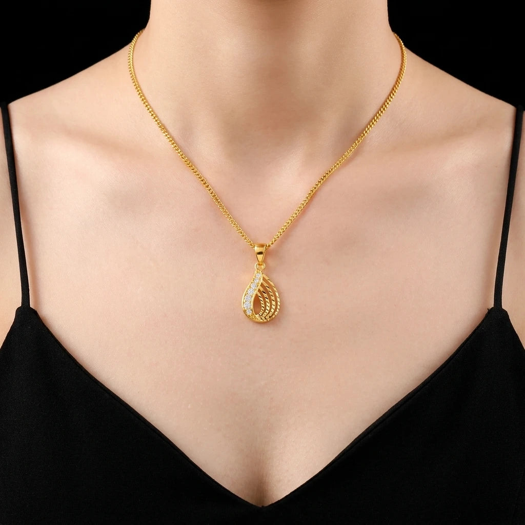 GOLDEN STONE PENDENT PSLT313W-09