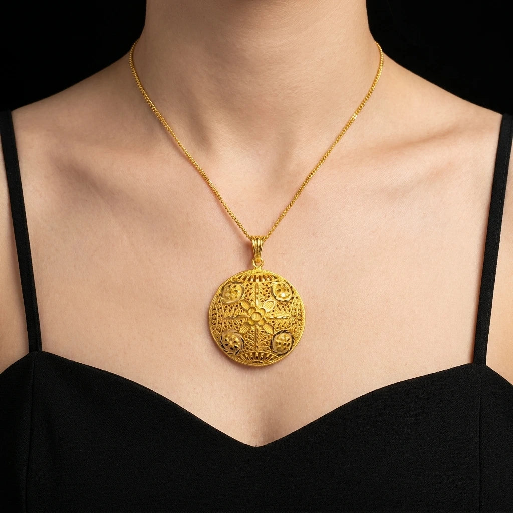 Gold Pendant PGLT87-031