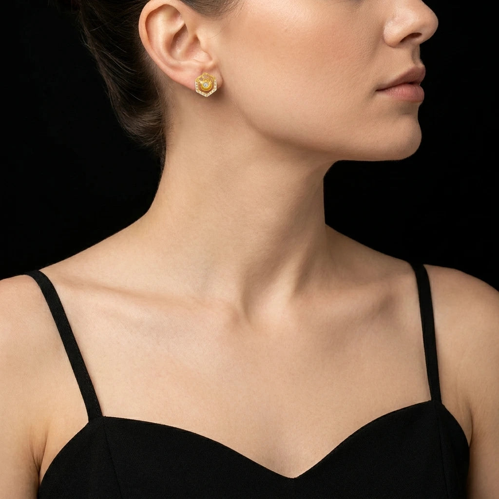 Stone Stud PSST593W-001