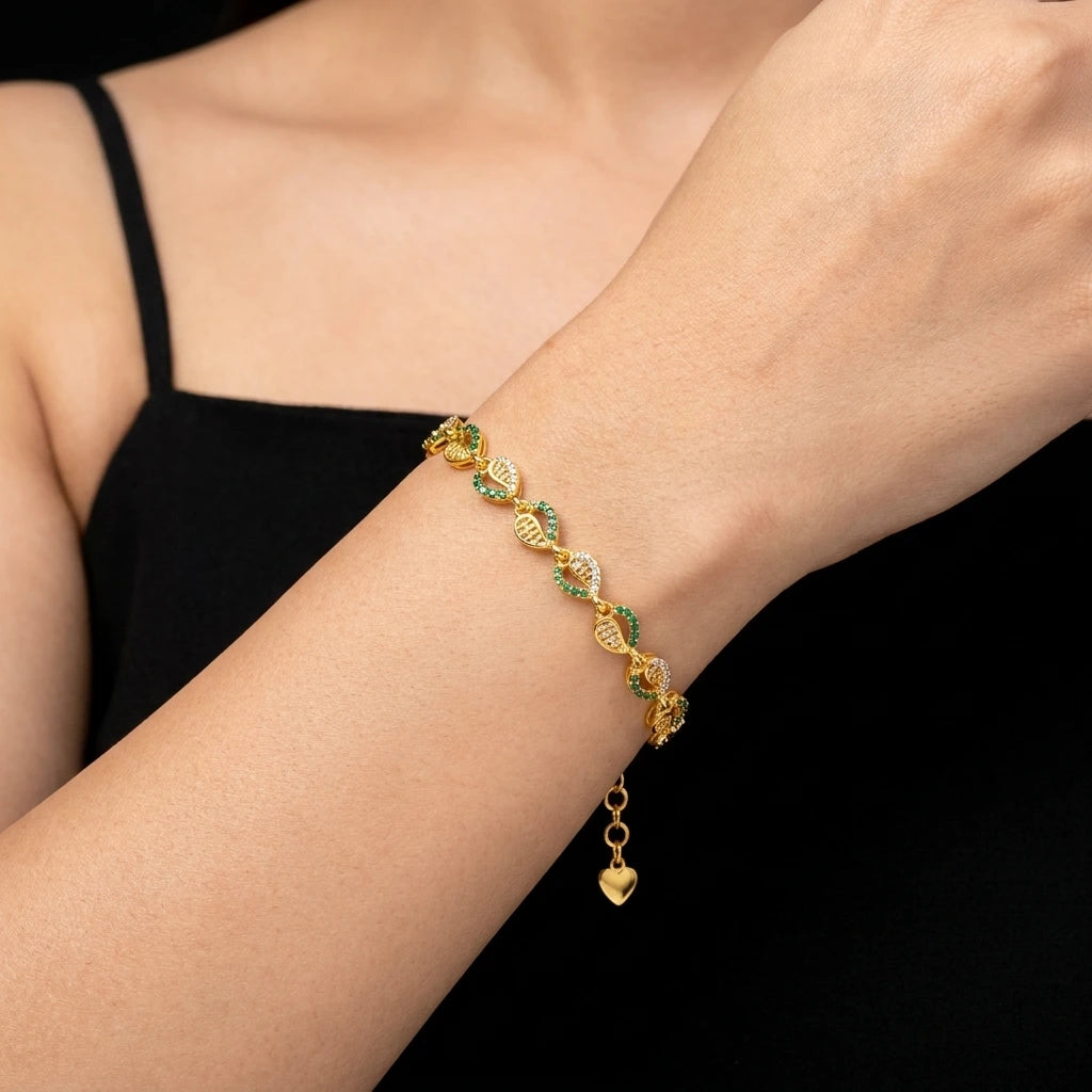Stone Bracelet PSBR66WG-052