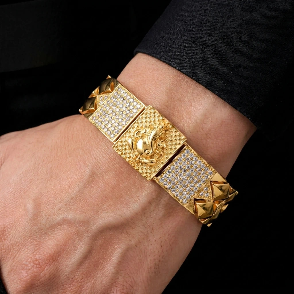 Gents bracelet PSGBR2W-006