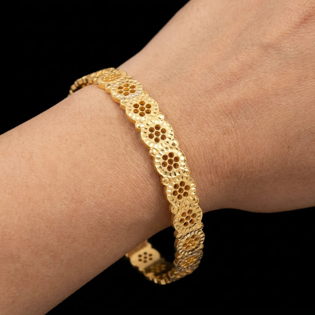 Rhodium Bangle PRGB243-091