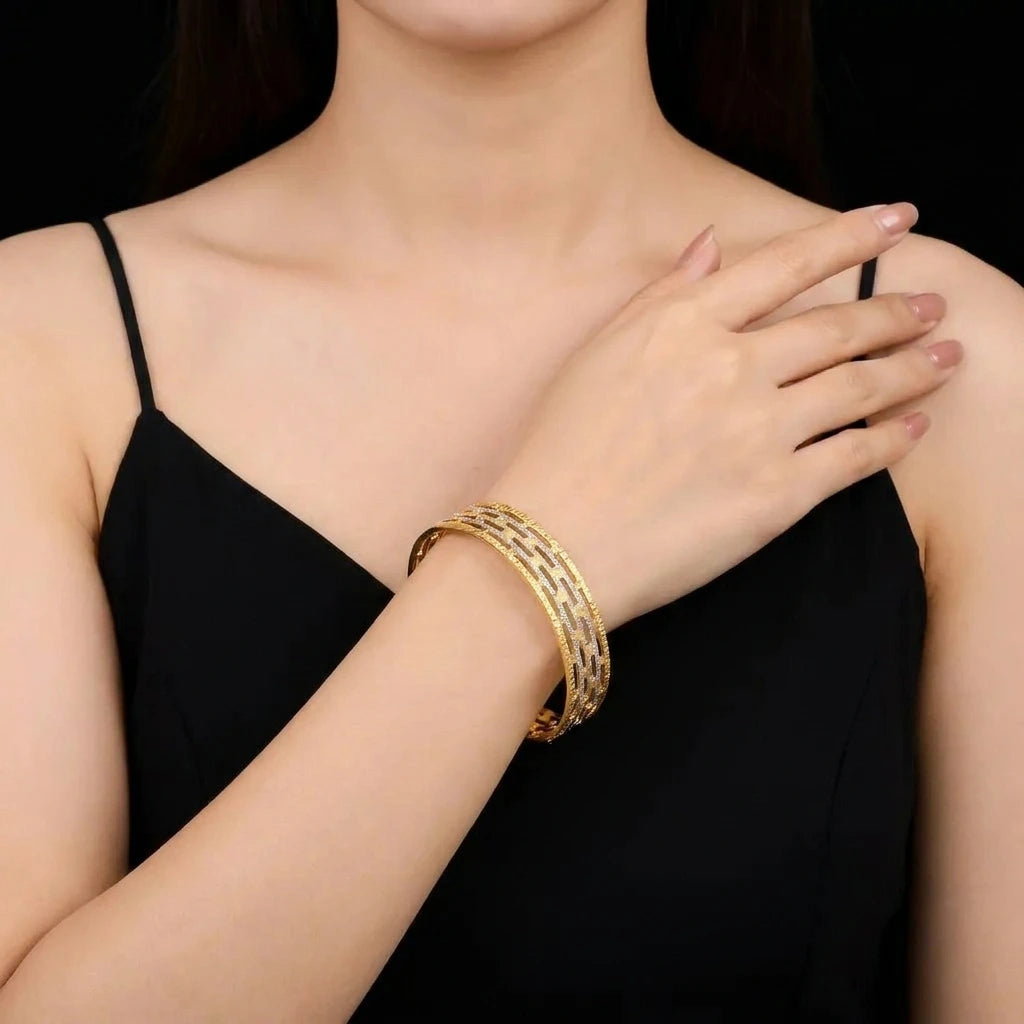 Rhodium Bangle PRGB126-062