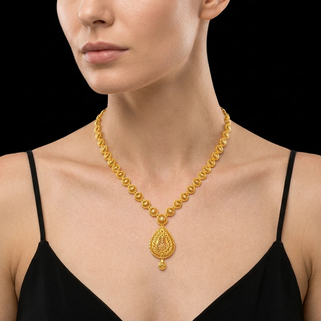 Golden Necklace medium PGNM23a-085