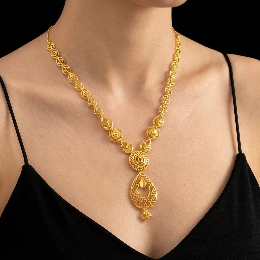 Golden Necklace medium PGNM20-085