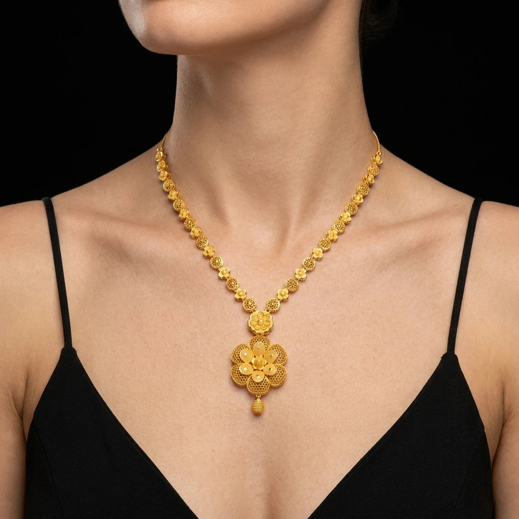 Golden Necklace medium PGNM11-085