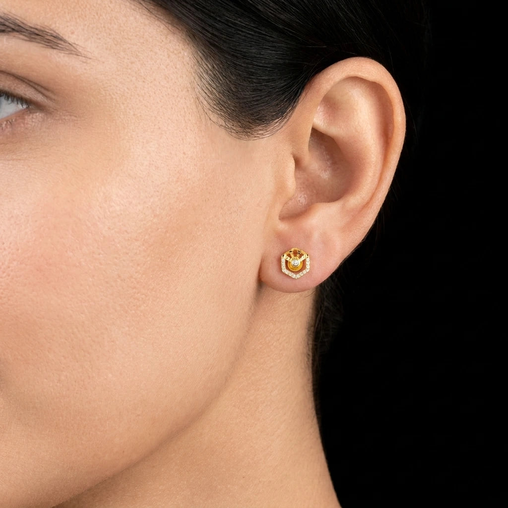 Stone Stud PSST593W-001