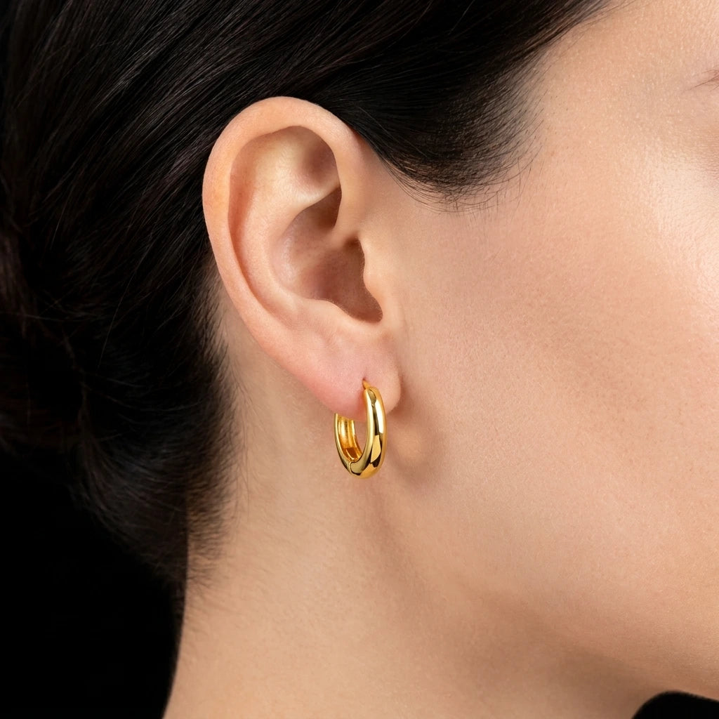 Golden Hoop Earring PGRST56-07