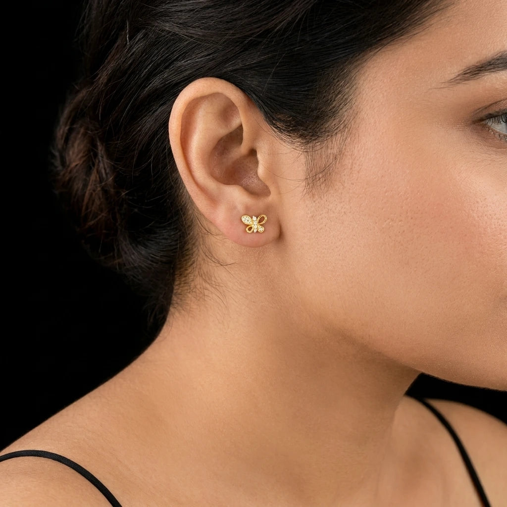 Stone Earring PSST576W-001