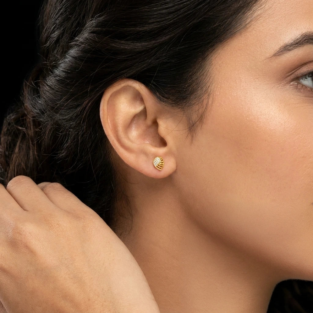 Stone stud PSST594W-001