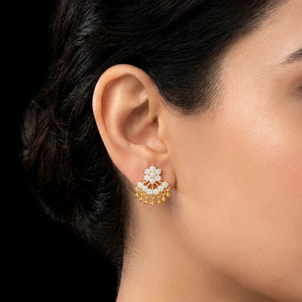 GOLDEN HANGING STUD PSHST137W-061