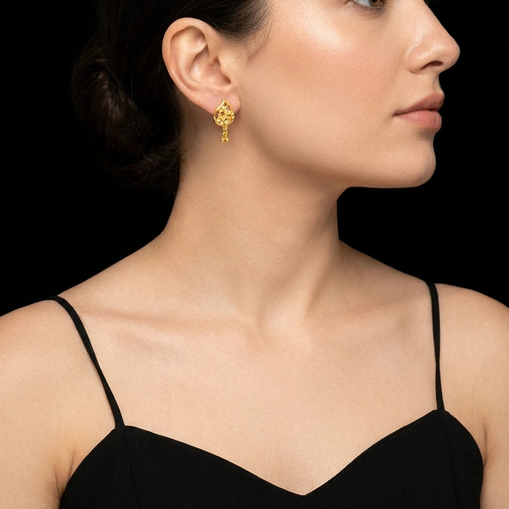GOLDEN HANGING STUD PGHST243-09