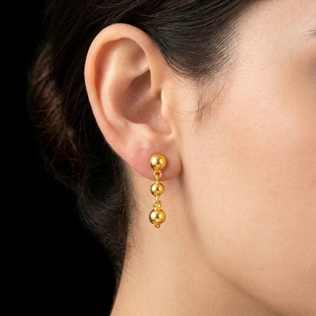 GOLDEN HANGING STUD PGHST86-09
