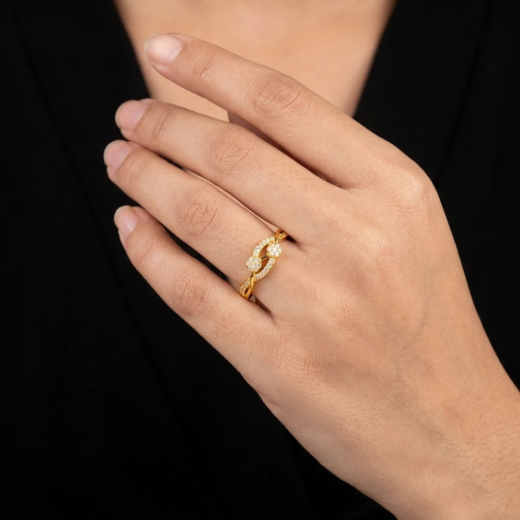 Adjustable Stone Ring PSR71W-041