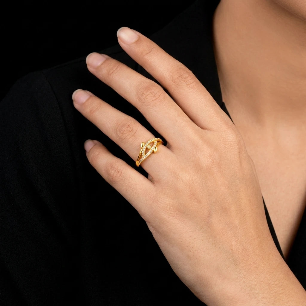Adjustable Stone Ring PSR66W-041