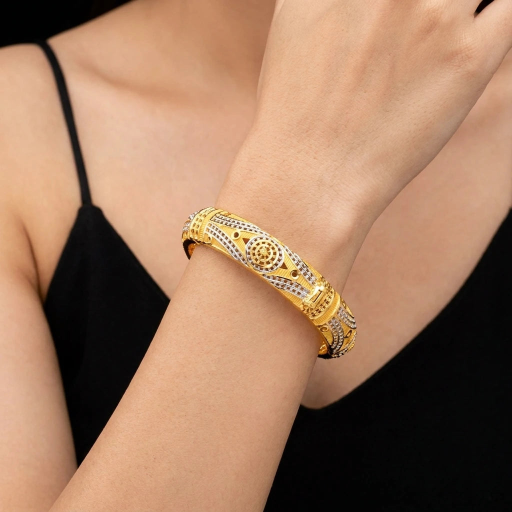 Gold Polished Bangle Jewellery