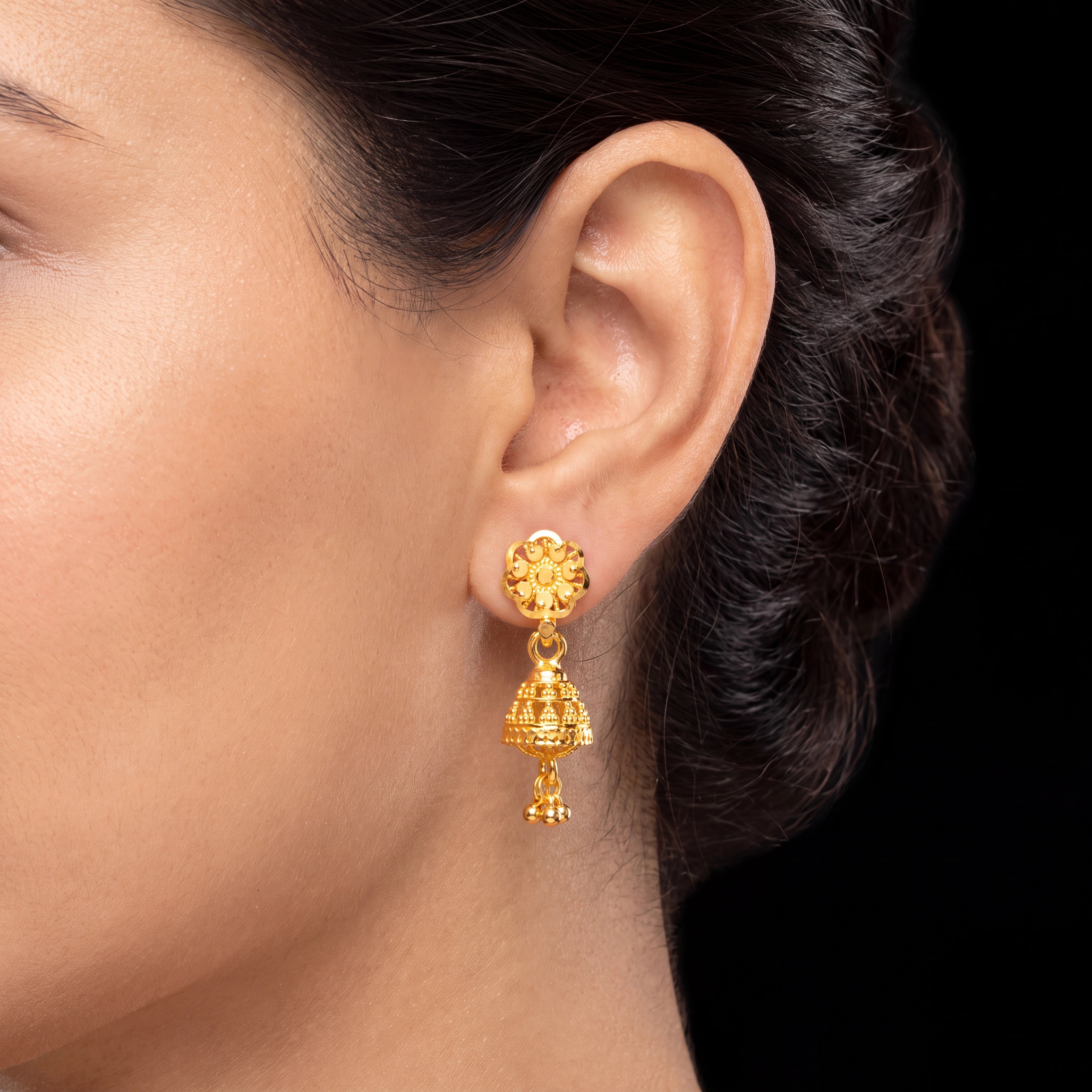 Golden Jimikka Earring PGJST118-041