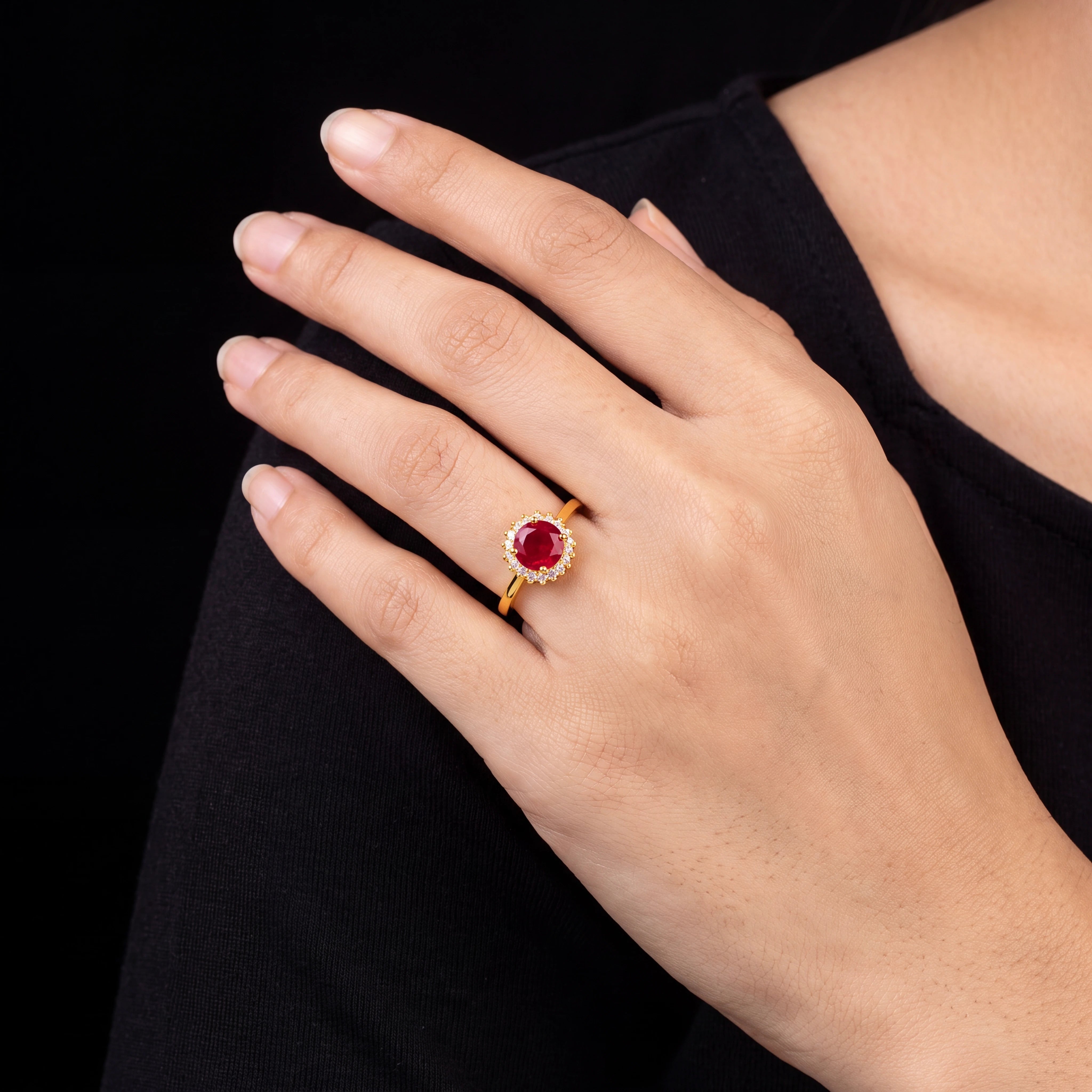 Adjustable Stone Ring PSR73WR-051