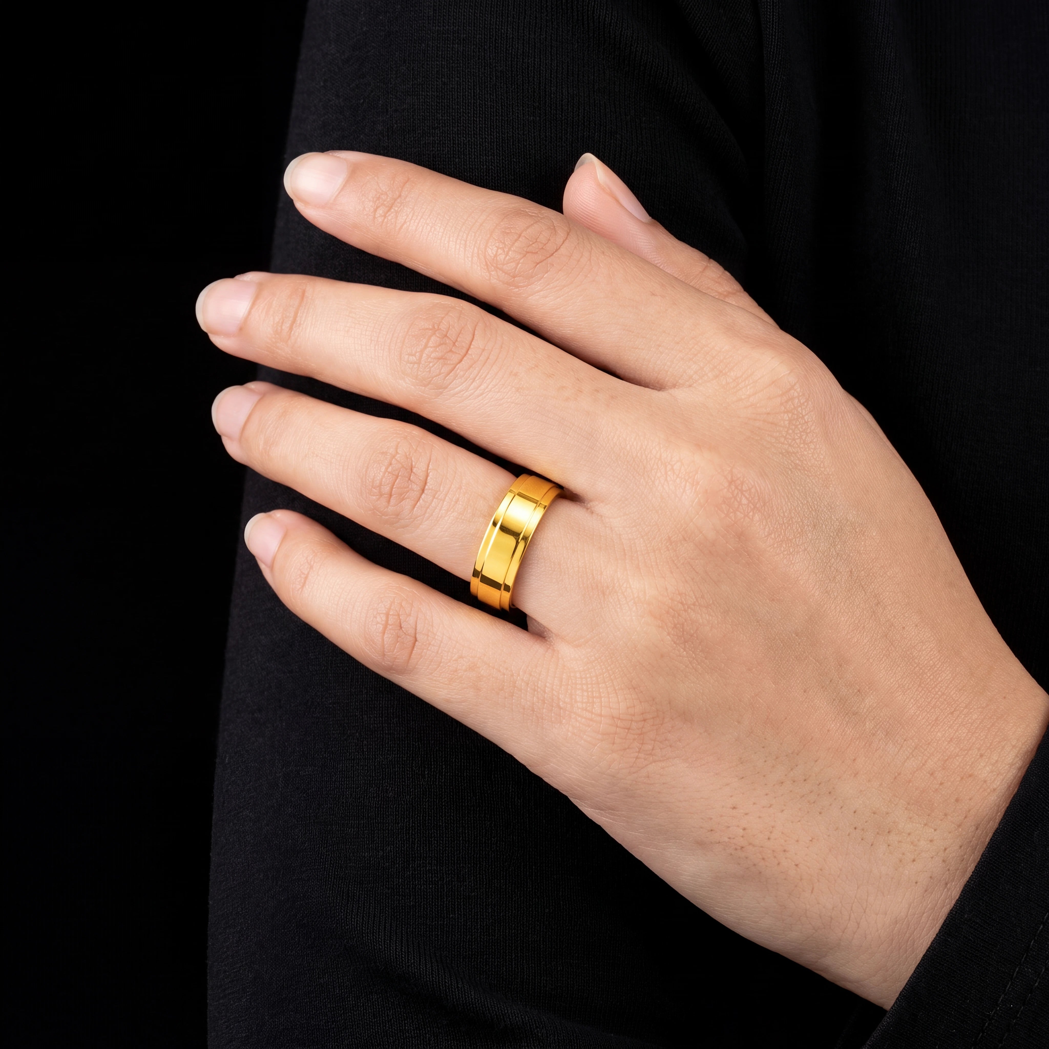 Golden Band Ring PGR116-031