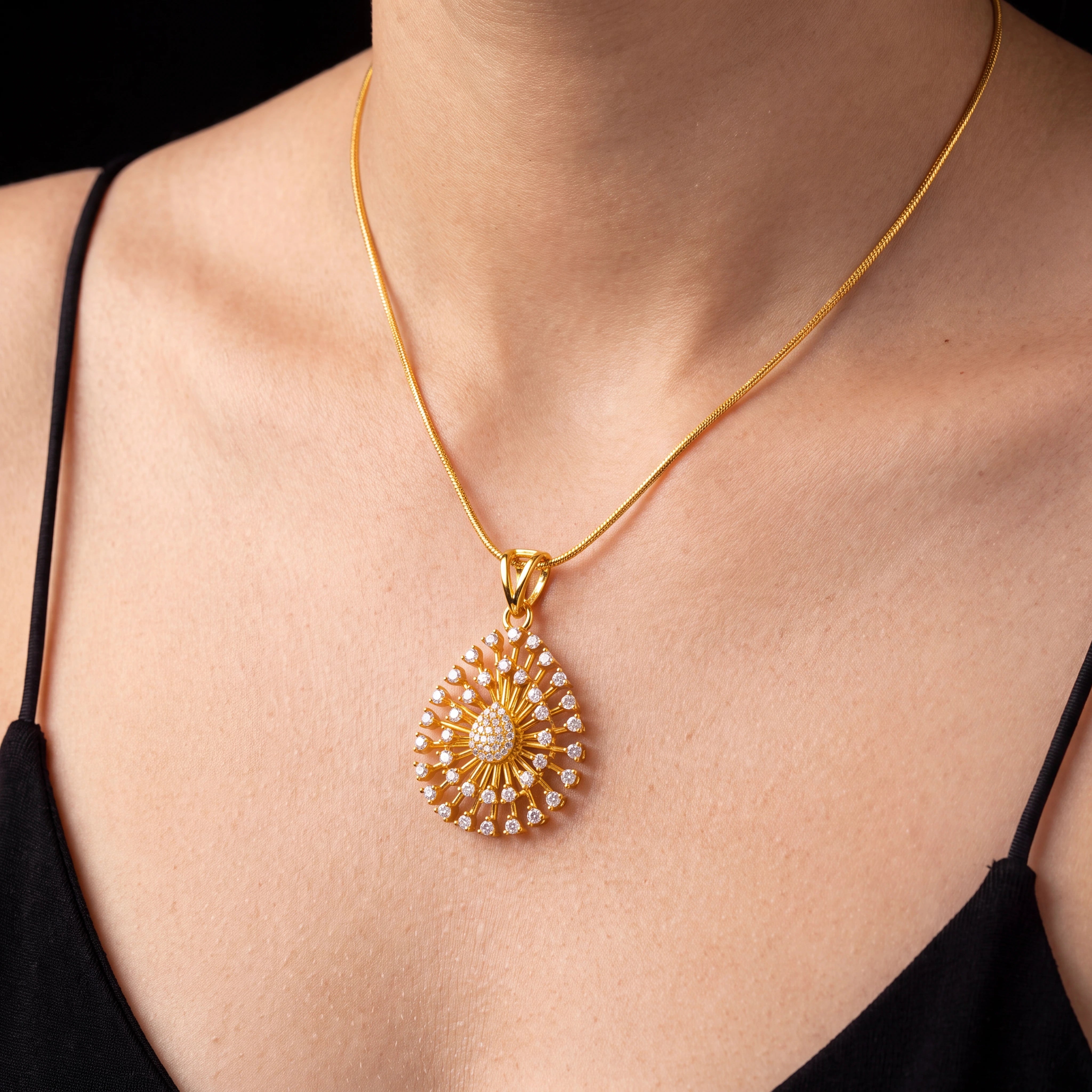 Premium Stone Pendent PMSLT35W-053