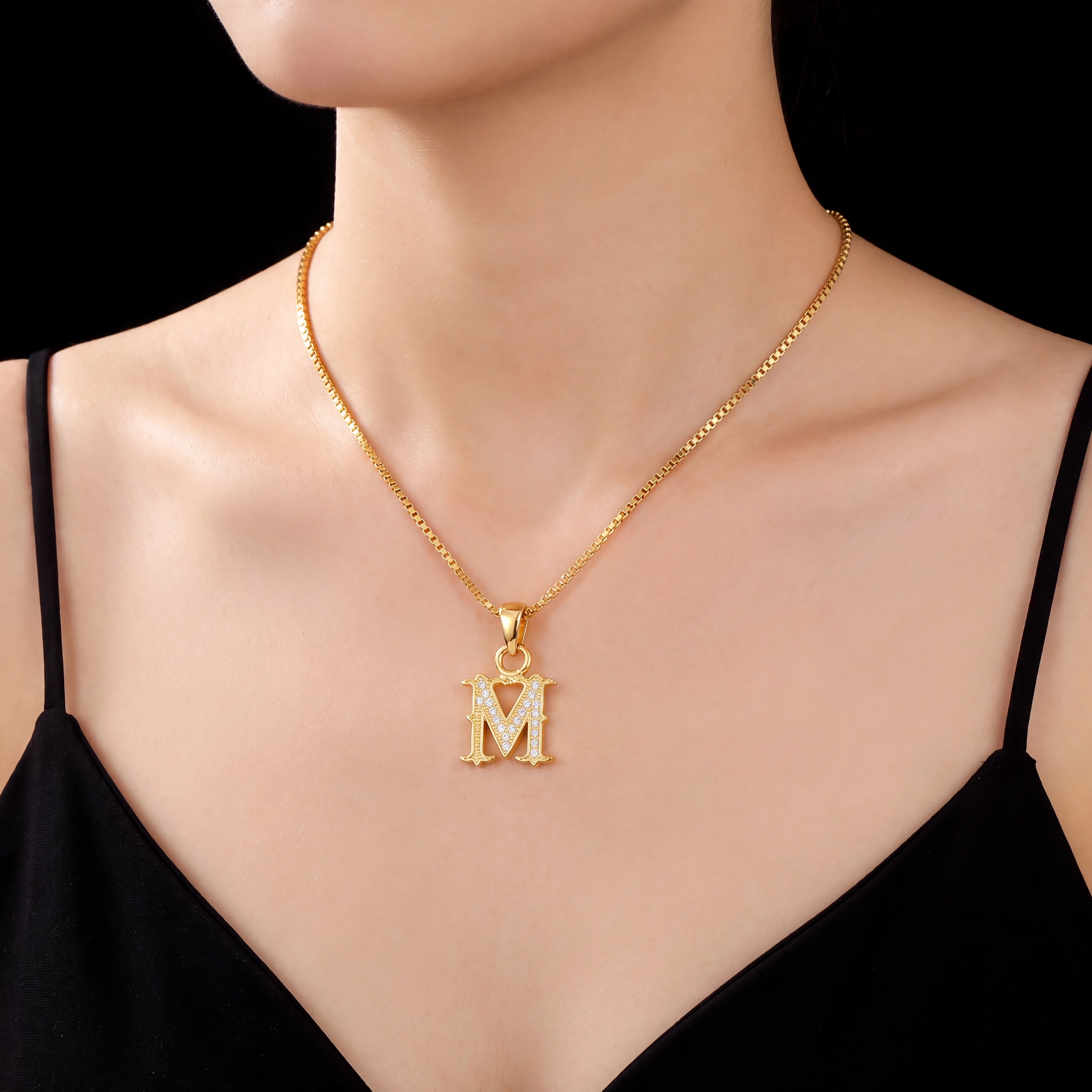 Gold Pendant PSLT183W-09