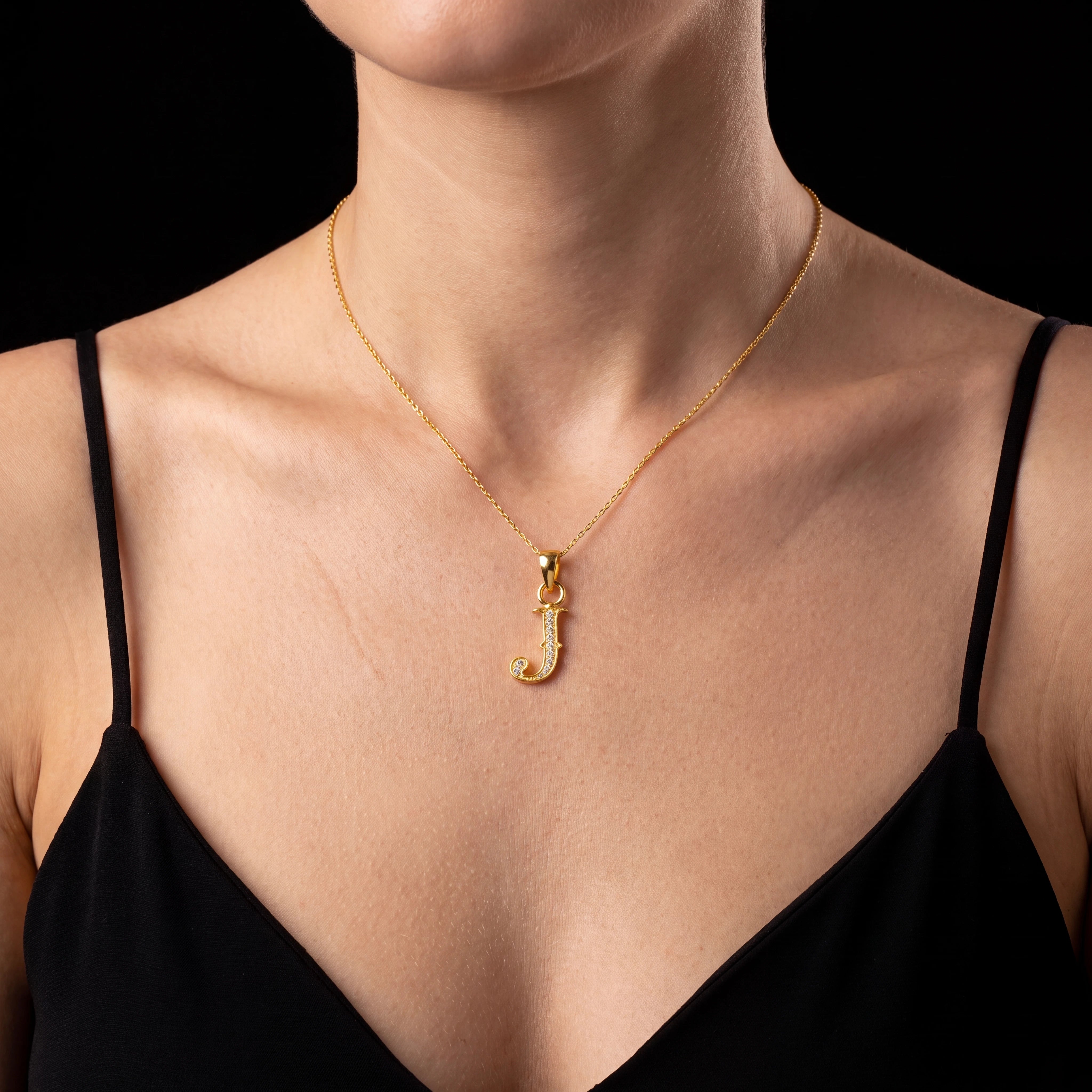 Gold Pendant PSLT183W-09