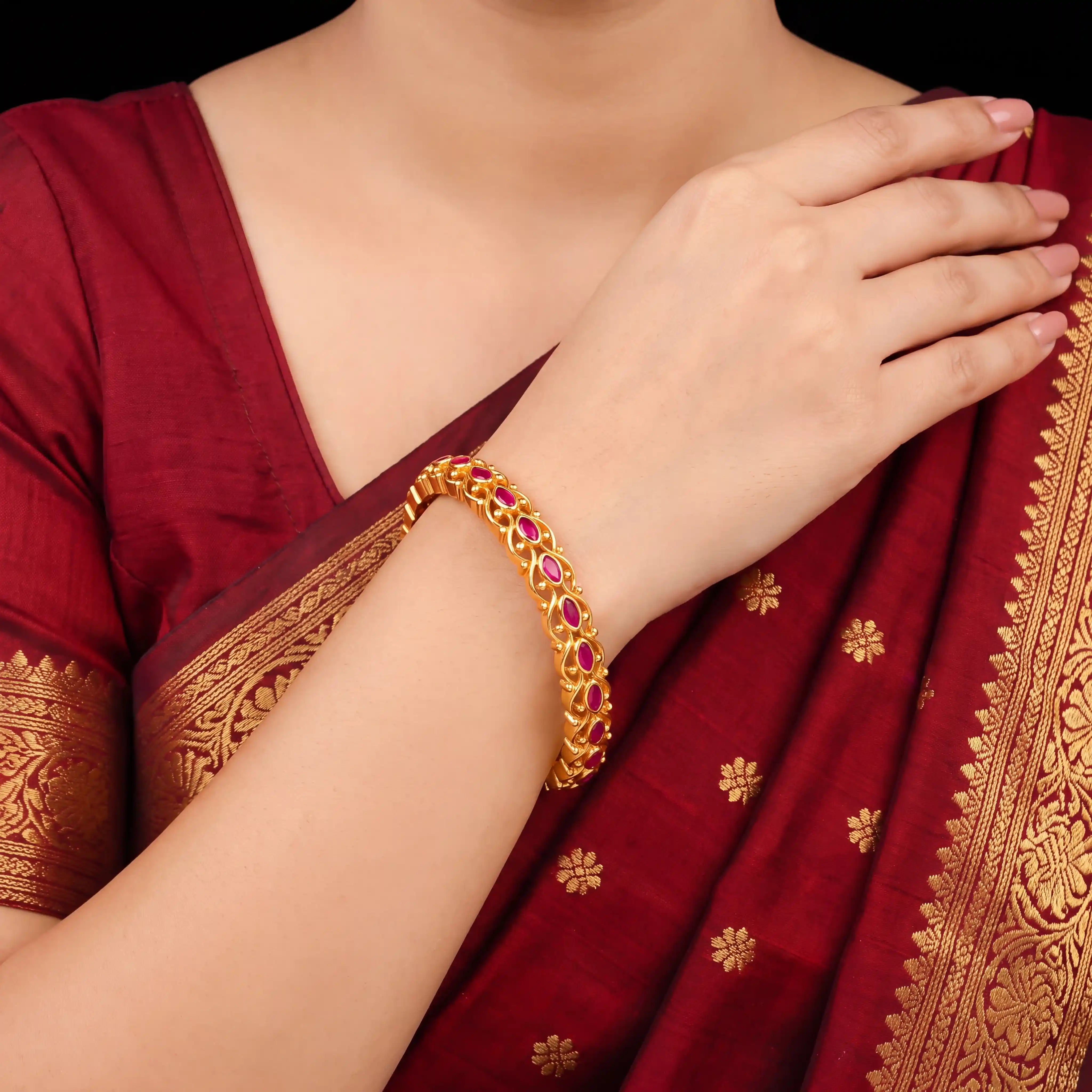 STONE GHERU SRESHTA BANGLE PSGRBSR9R-063