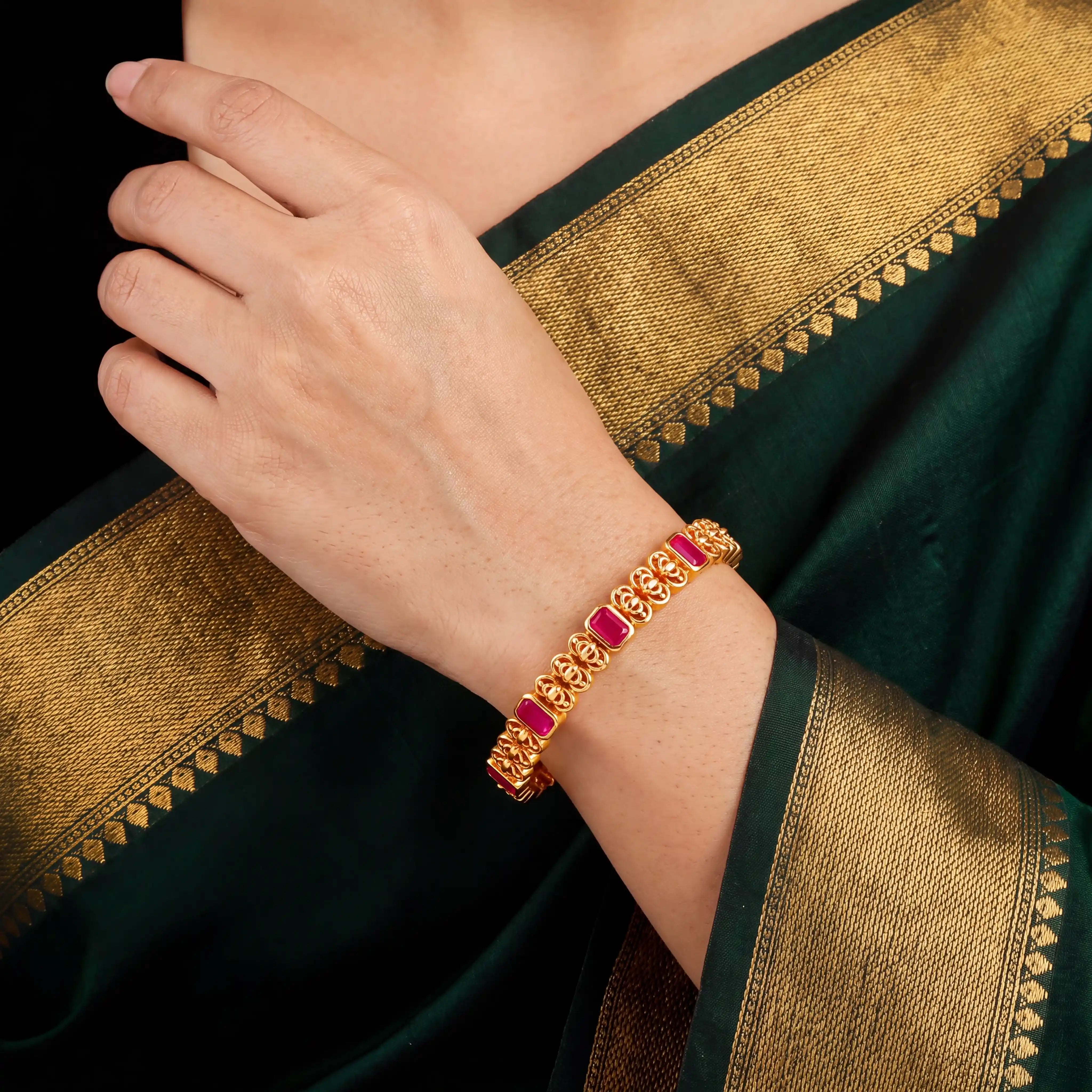 STONE GHERU SRESHTA BANGLE PSGRBSR10R-063