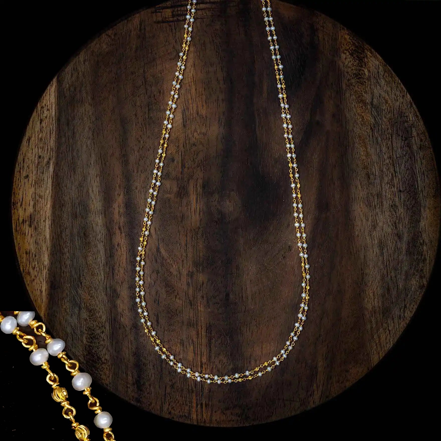 Pearl Stone Chain PSC12-006