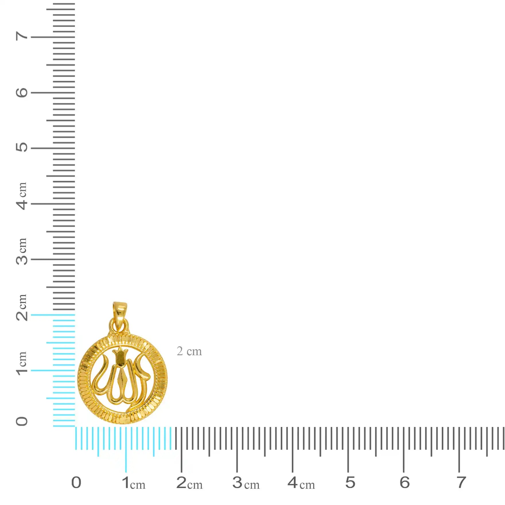 Golden Pendant PGLT32-07