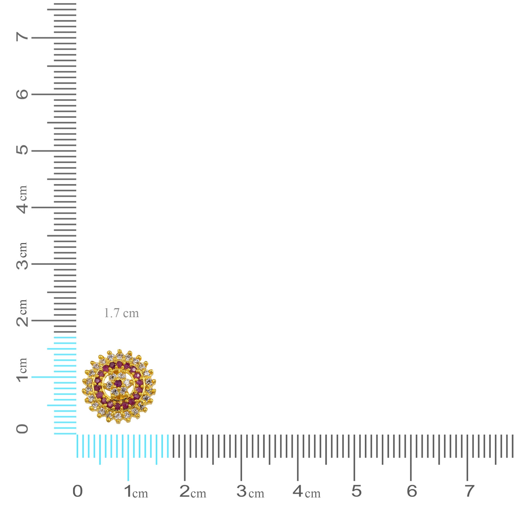 Buy Elegant 1 Gram Gold Layered Stone Earrings | Parakkat Jewels