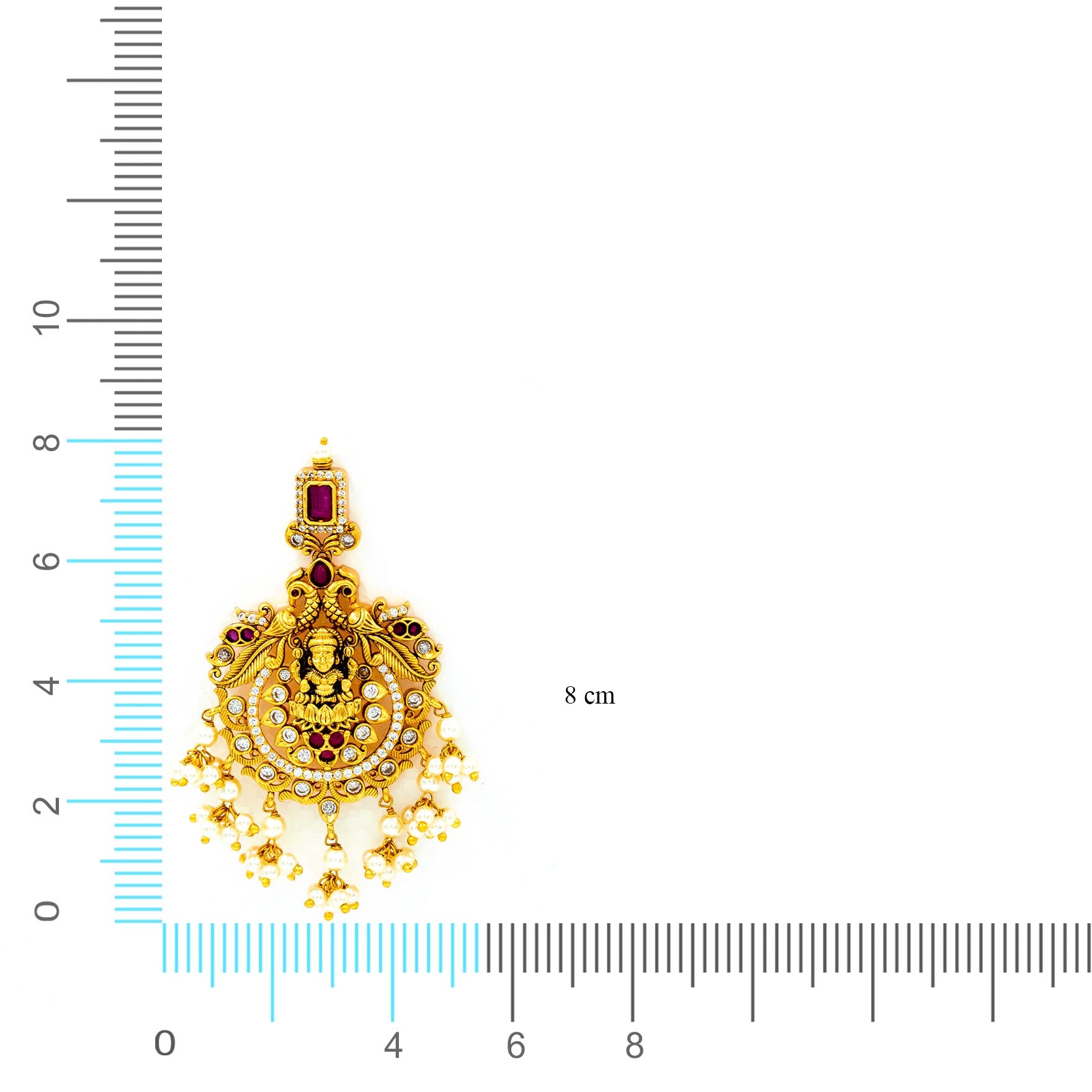 Sreshta Haram Gheru Necklace with Earrings PSGRNLSR1WR-0672, PSGRHSTSR1WR-054