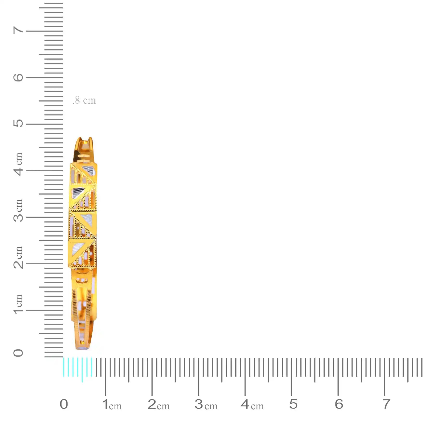 Rhodium Bangle PRGB141-091