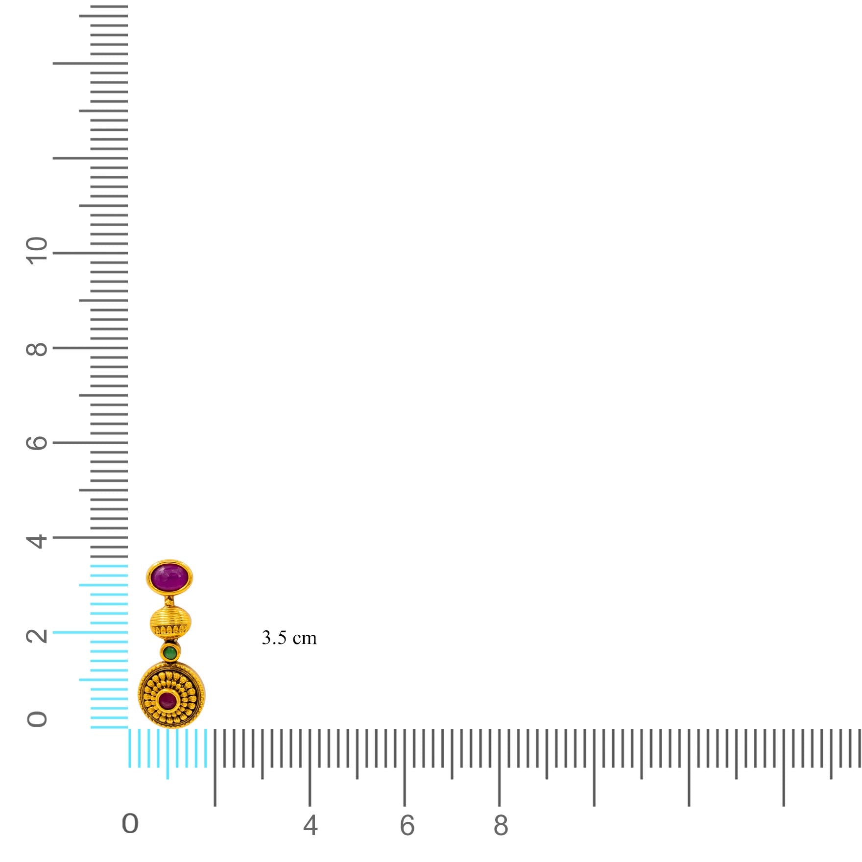 Sreshta Collection Gheru Necklace with Earrings PSGRNSSR16RG-038, PSGRHSTSR25RG-061