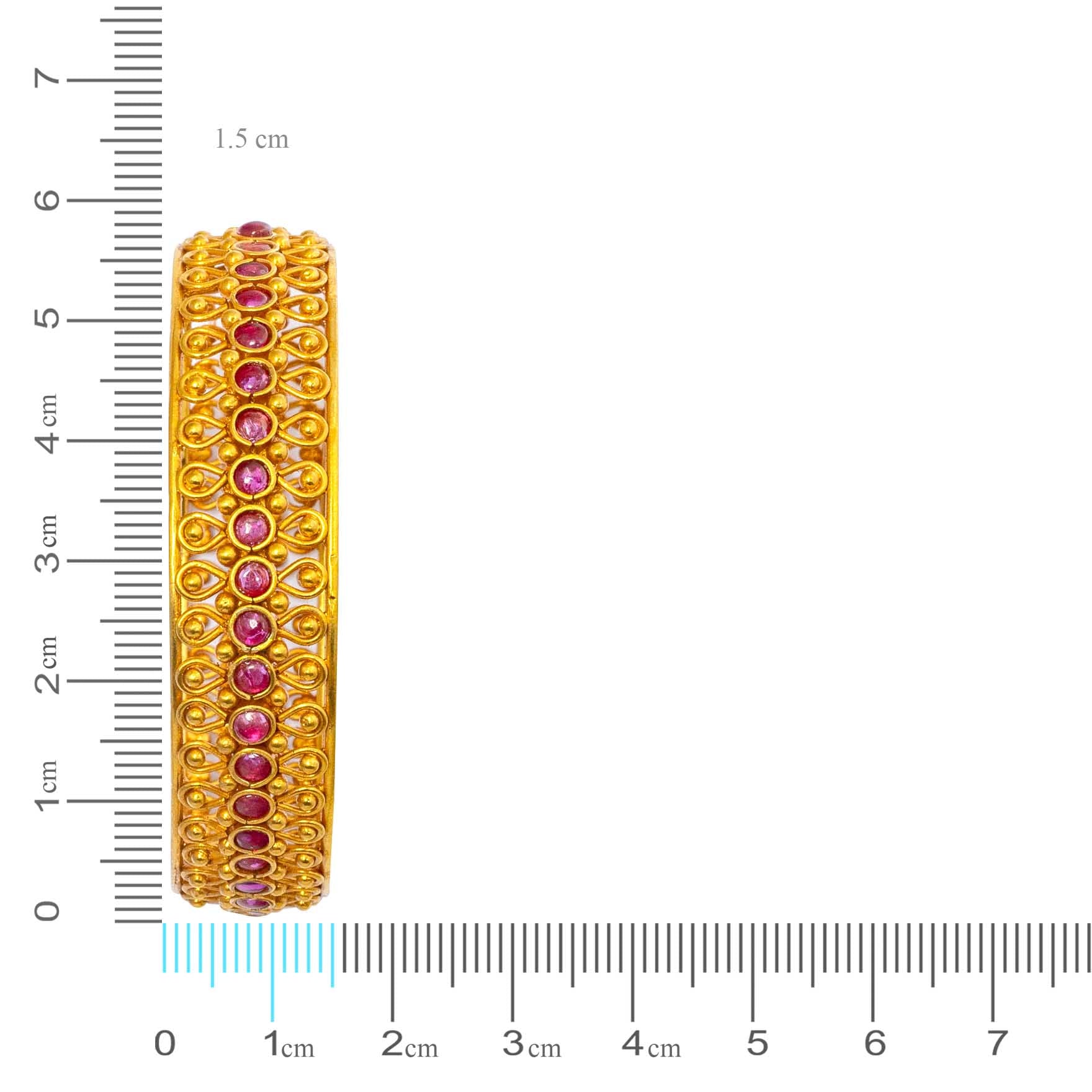 Stone Gheru Bangle PSGRBSR11R-23-006