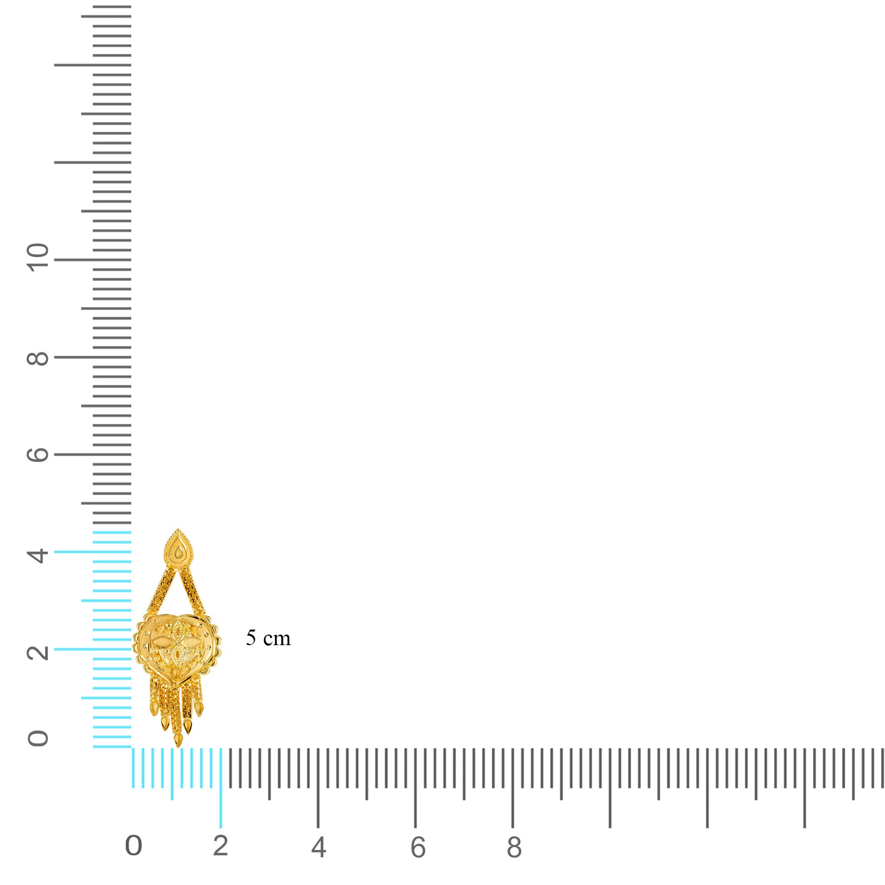 Golden Necklace with Stud PGNS96-034, PGHST123-041