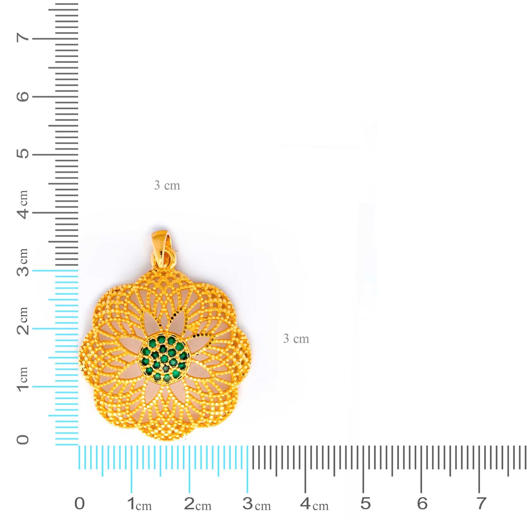 Stone pendant PSLT47G-071