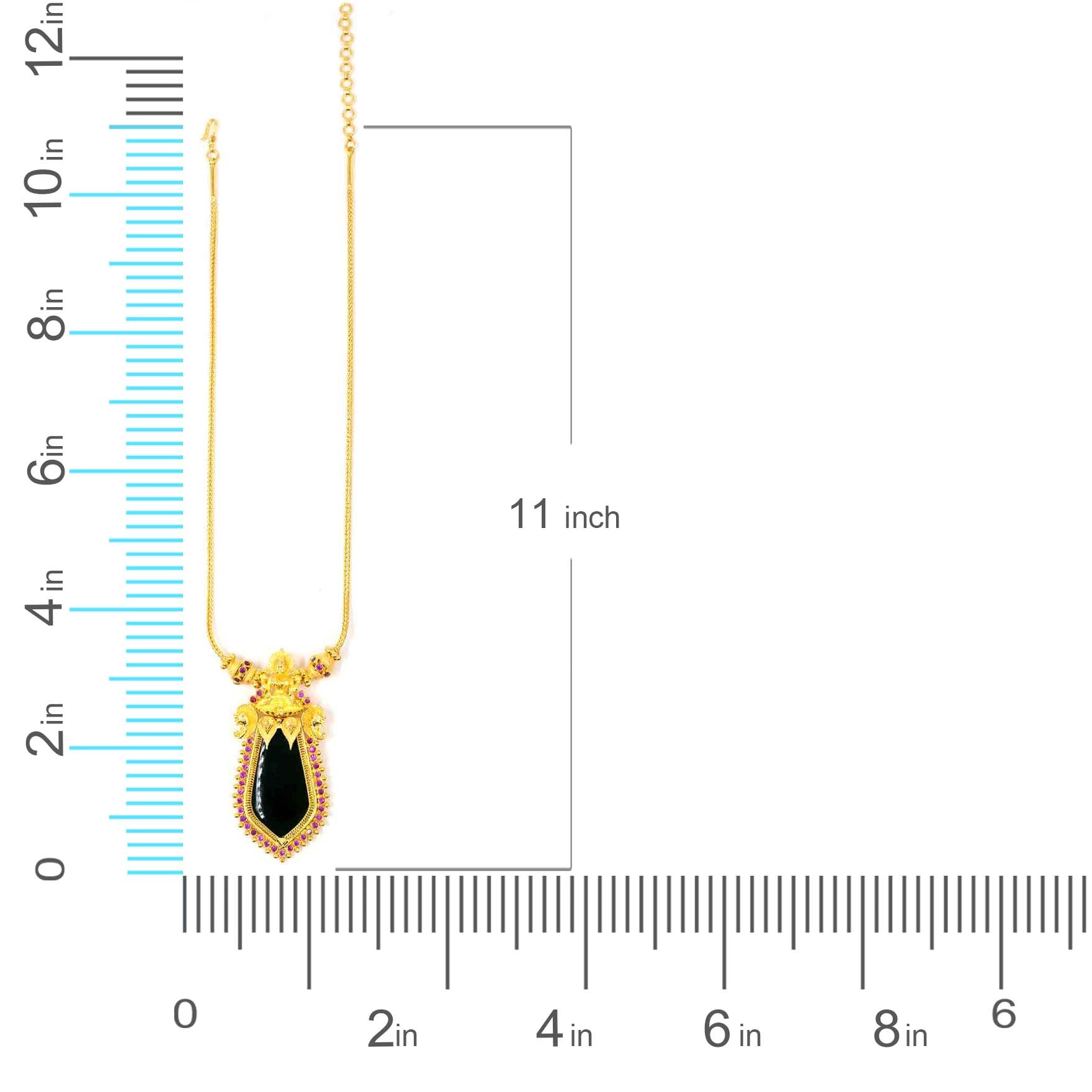 Palakka Nagapadam Stone Necklace PSPNNG33-1130