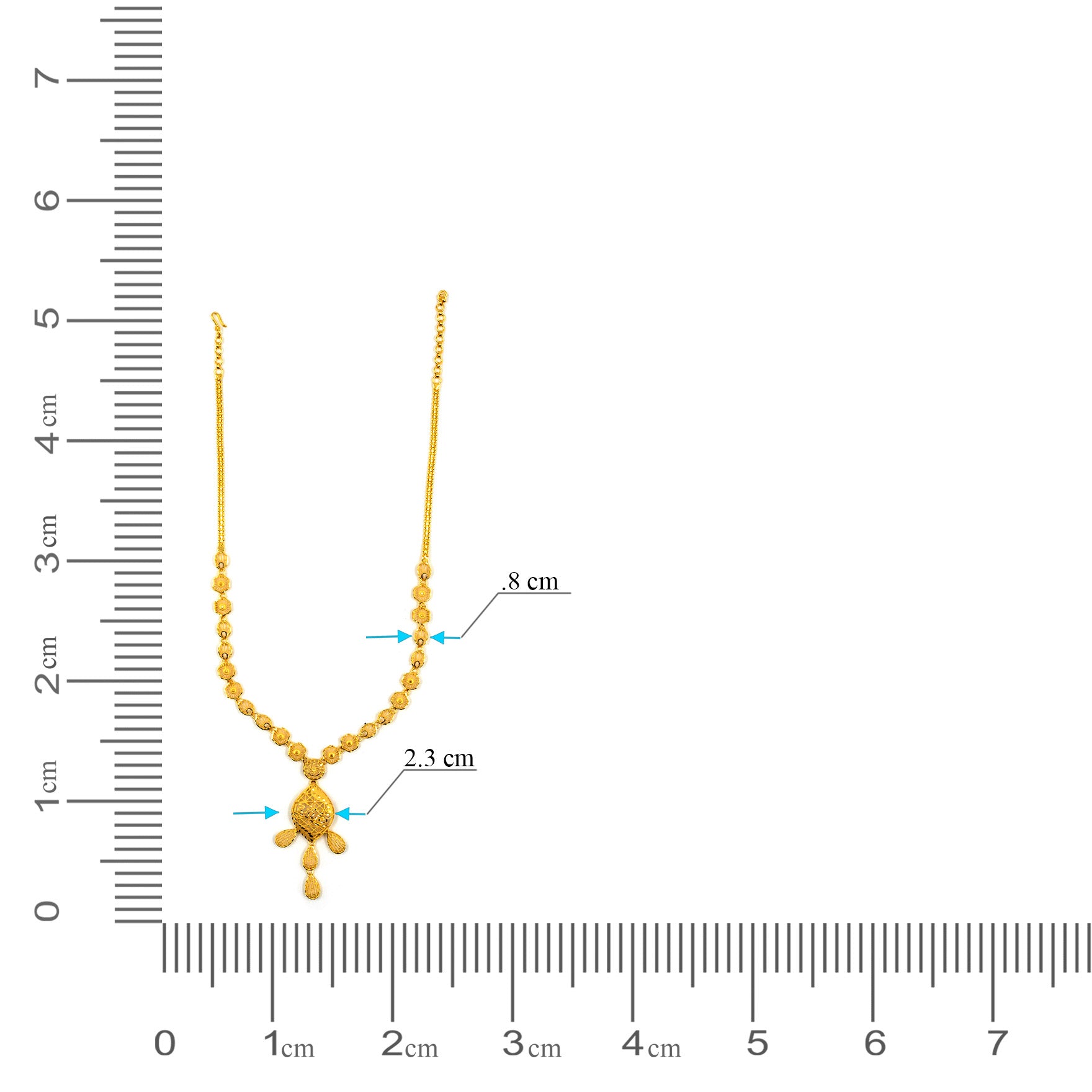 Golden Necklace PGNM7-035, PGHST108-041