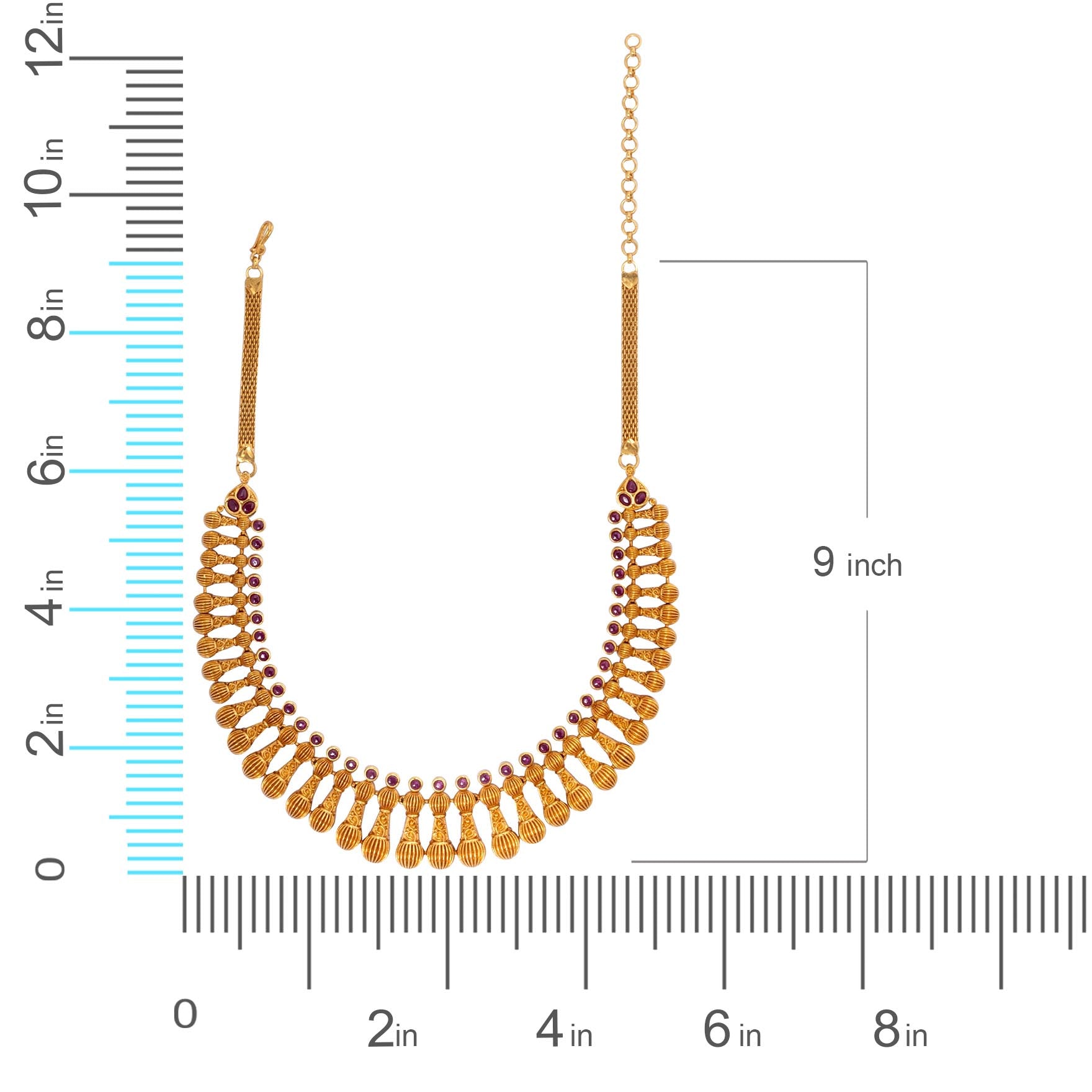 Stone Necklace PSGRNSSR11R-039